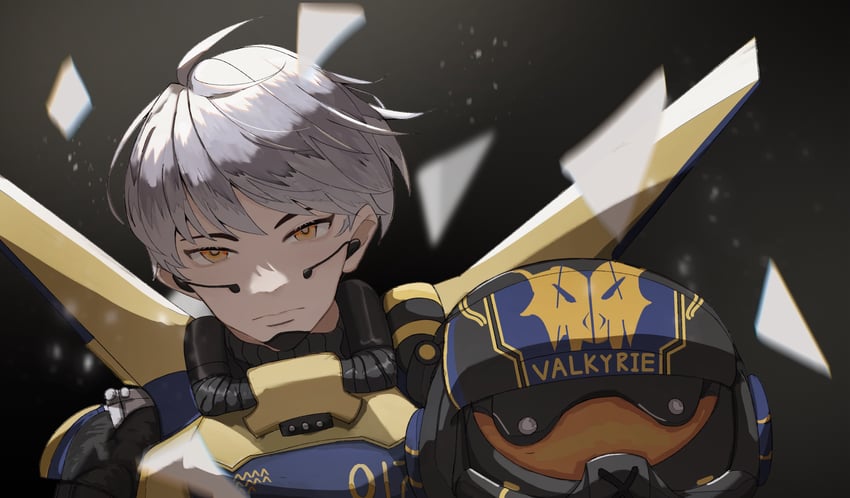 valkyrie and blue bomber valkyrie (apex legends) drawn by go_hana