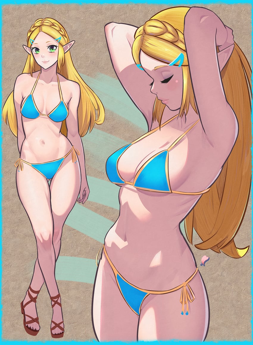 princess zelda (the legend of zelda and 1 more) drawn by elementary_(lolipope)