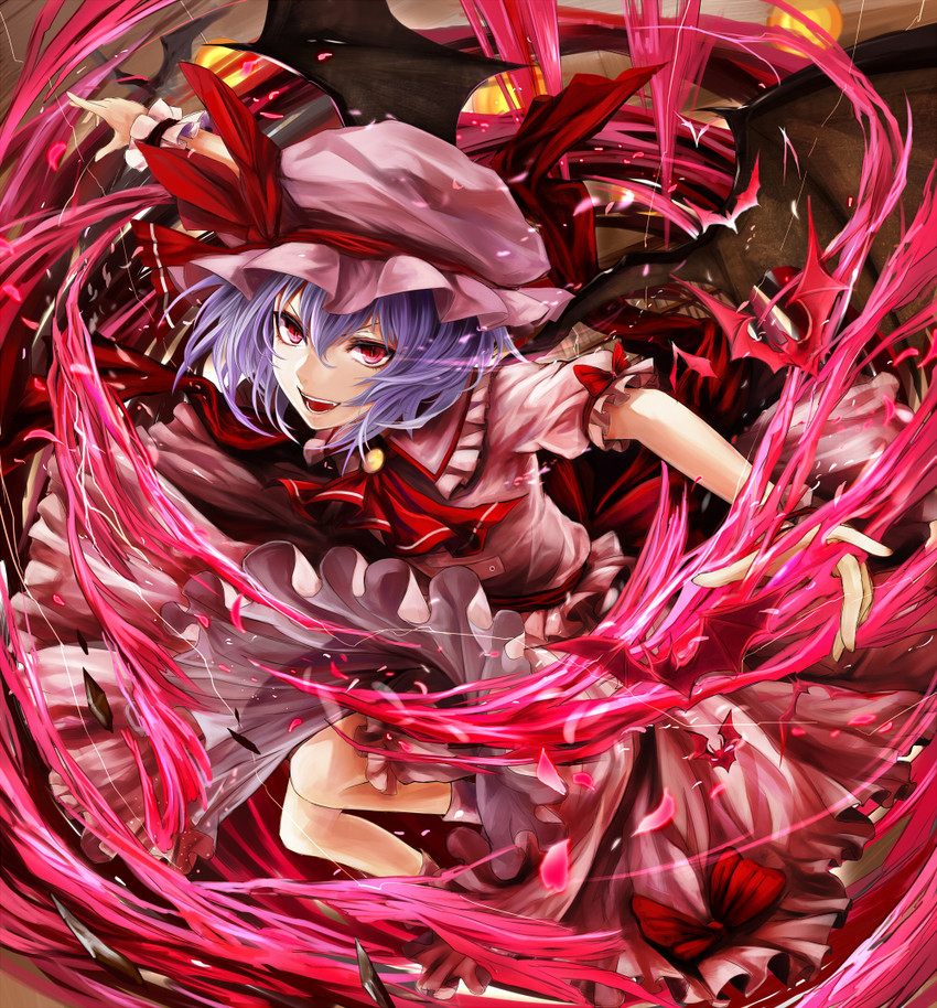 remilia scarlet (touhou) drawn by kazabana_fuuka