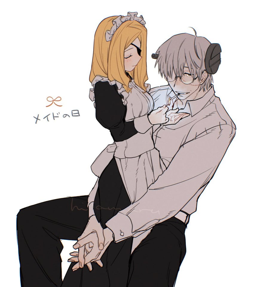 franken stein and marie mjolnir (soul eater) drawn by hissiu