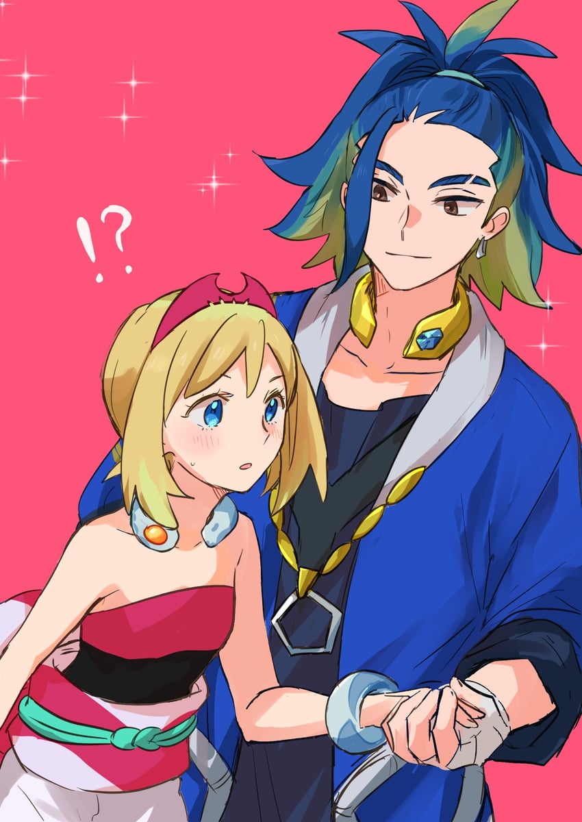 irida and adaman (pokemon and 1 more) drawn by hinata_(ryohinata)