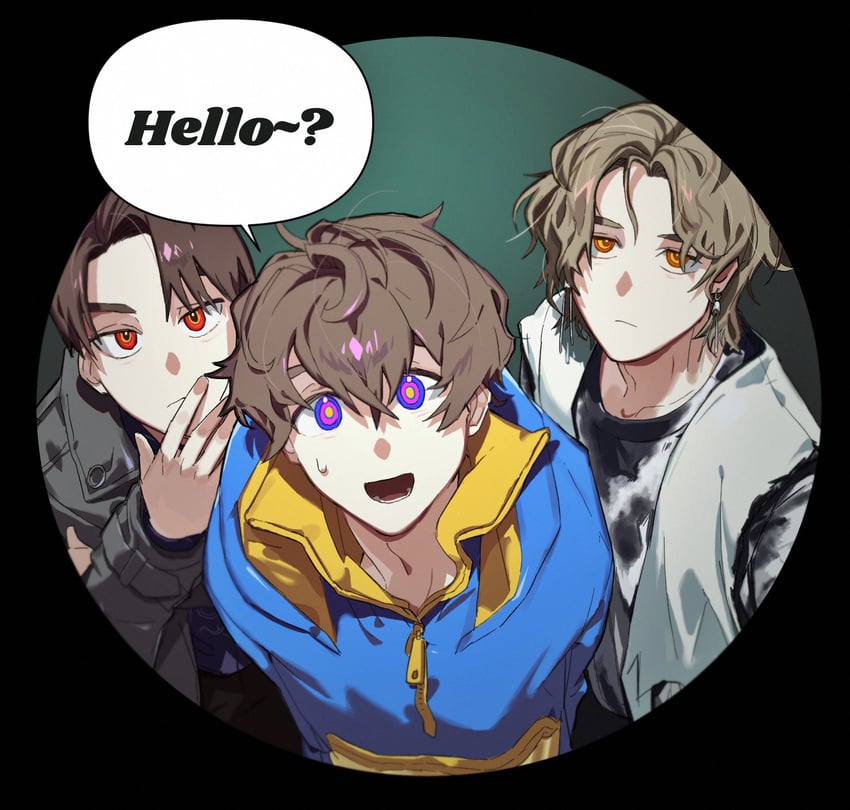 inoue shouma, karakida hanto, and lakia amarga (kamen rider and 1 more) drawn by rouwstakn