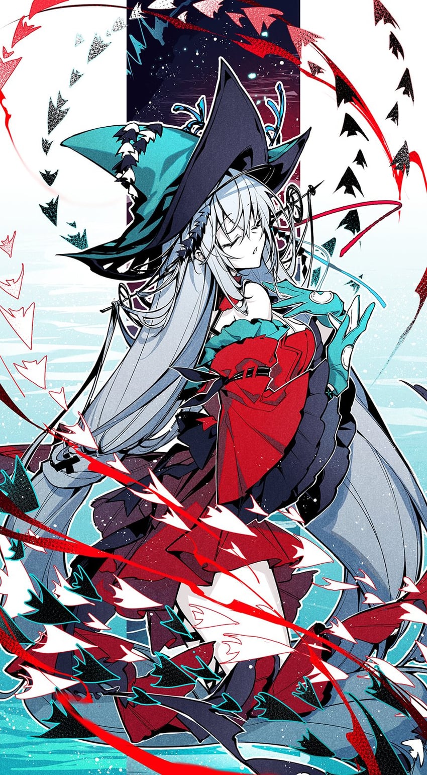 skadi and skadi the corrupting heart (arknights) drawn by fy_fei_xiao_ya