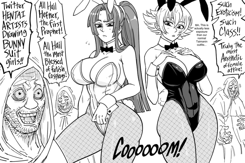 igawa sakura, yatsu murasaki, and coomer (original and 2 more) drawn by bb_(baalbuddy)