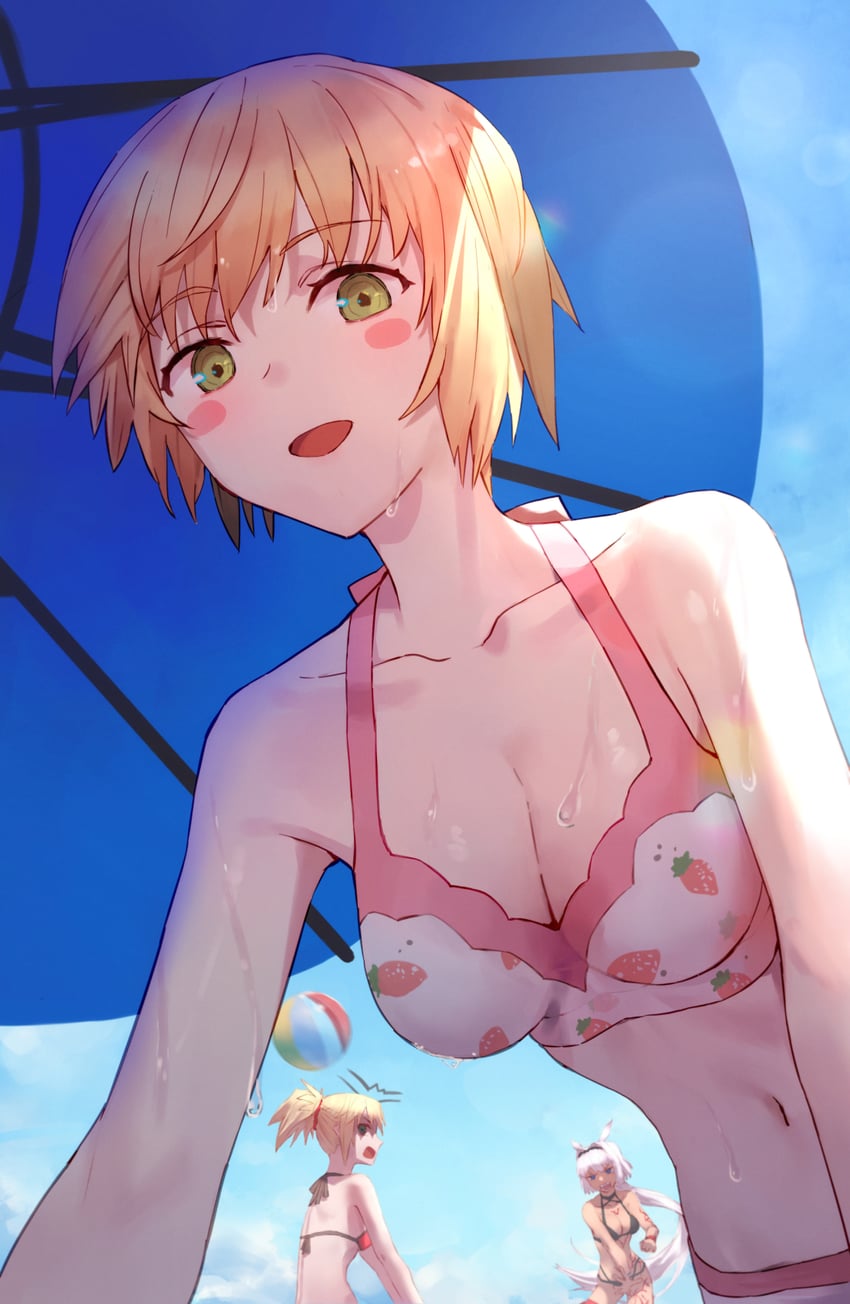 mordred, caenis, and gareth (fate and 1 more) drawn by tesin_(7aehyun)