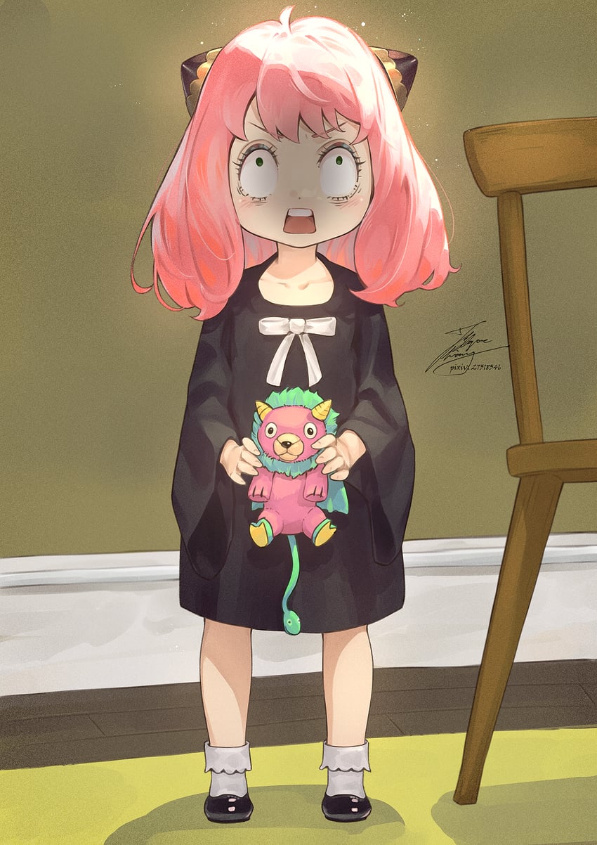 anya and director chimera (spy x family) drawn by fadingz