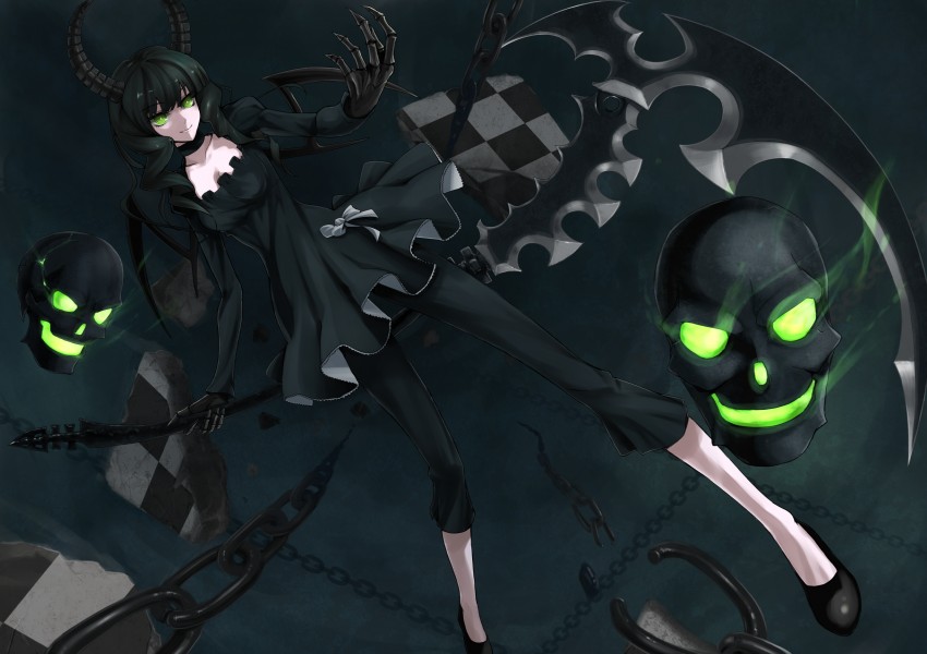 dead master (black rock shooter) drawn by prime_(prime_tw)