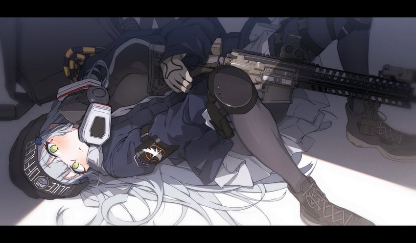 hk416 and agent 416 (girls' frontline and 1 more) drawn by tai_san_ps4