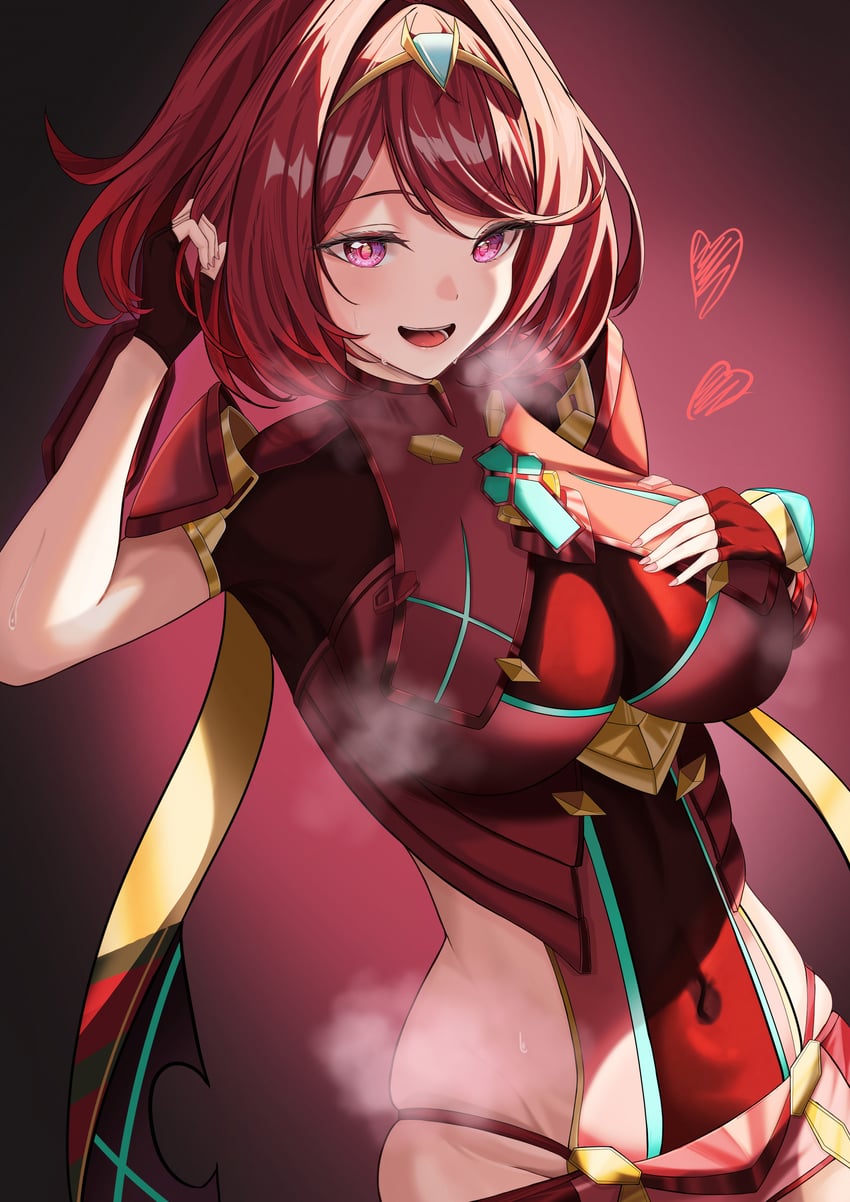 pyra (xenoblade chronicles and 1 more) drawn by about_fg