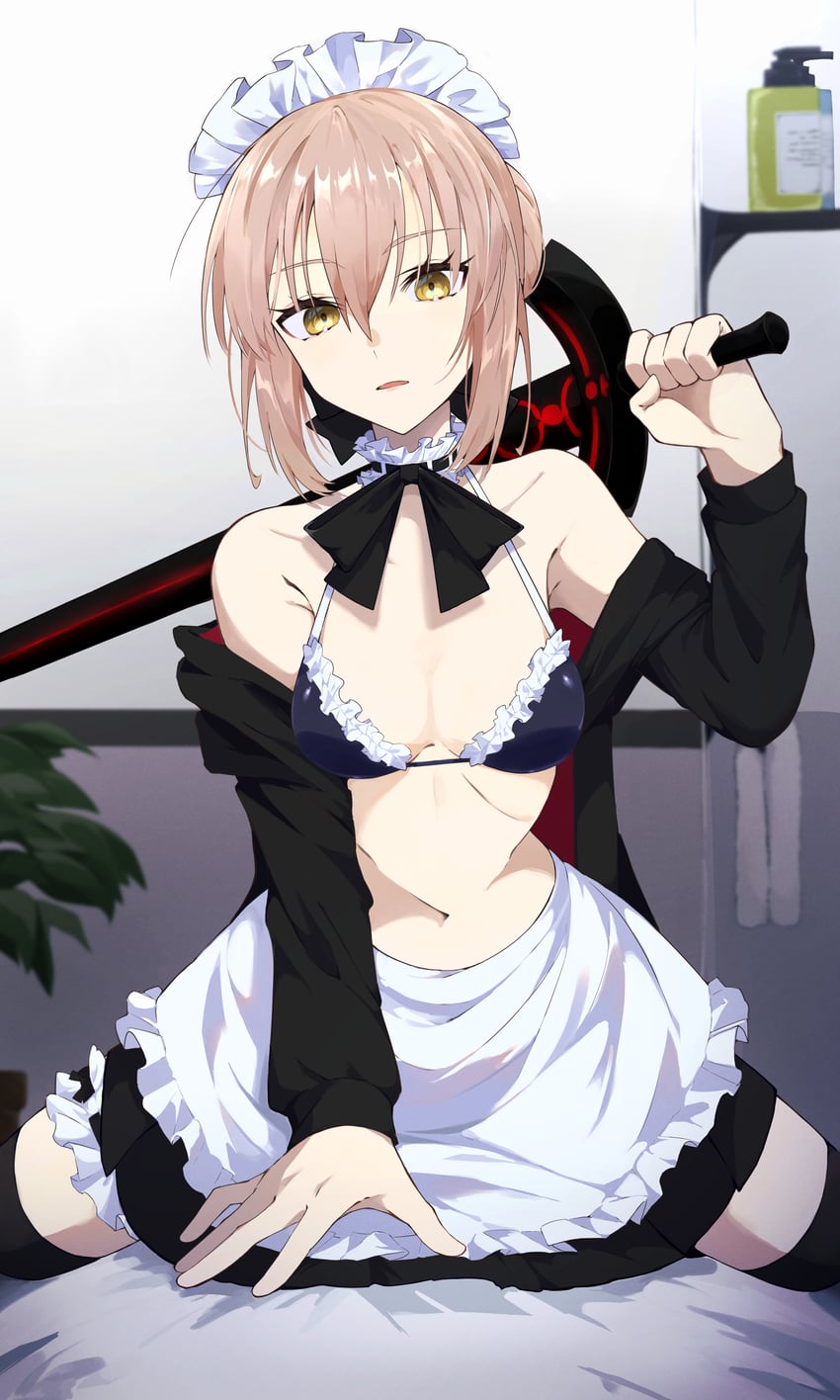 artoria pendragon and saber alter (fate and 1 more) drawn by ma_ple