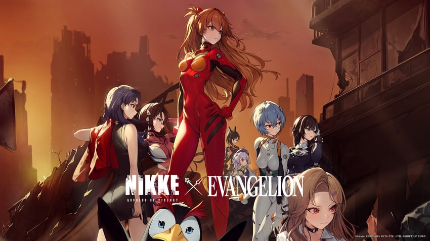 souryuu asuka langley, ayanami rei, makinami mari illustrious, katsuragi misato, marciana, and 4 more (neon genesis evangelion and 3 more) drawn by jam_(nandade)