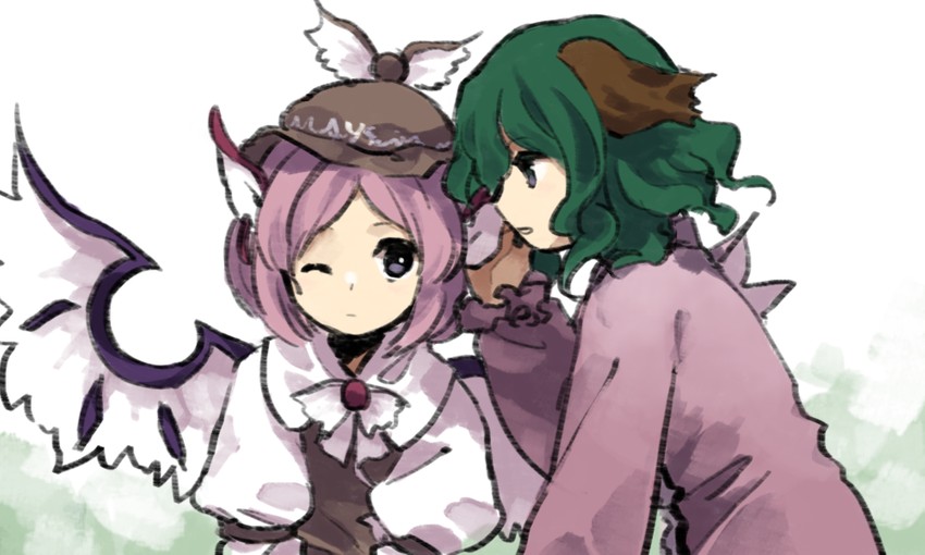 mystia lorelei and kasodani kyouko (touhou) drawn by kaigen_1025