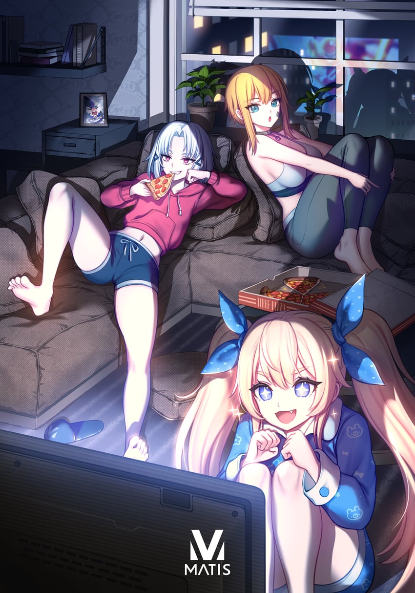 syuen, drake, laplace, and maxwell (goddess of victory: nikke) drawn by toriseru_(rare_stone)
