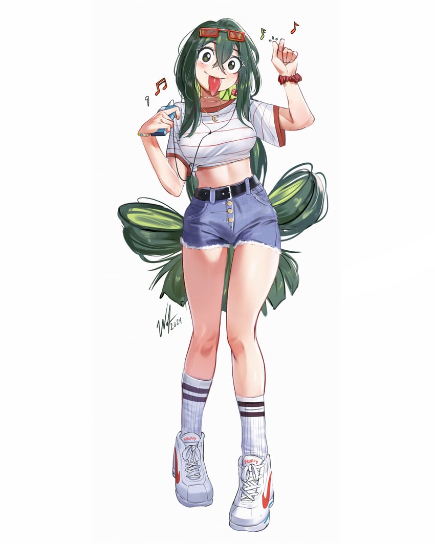 asui tsuyu (boku no hero academia) drawn by waligner
