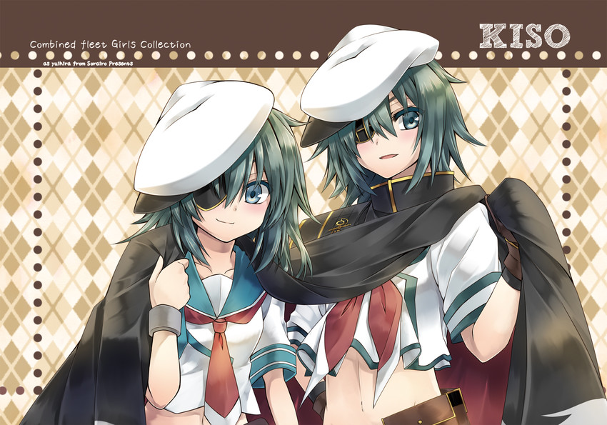 kiso and kiso kai ni (kantai collection) drawn by yuihira_asu