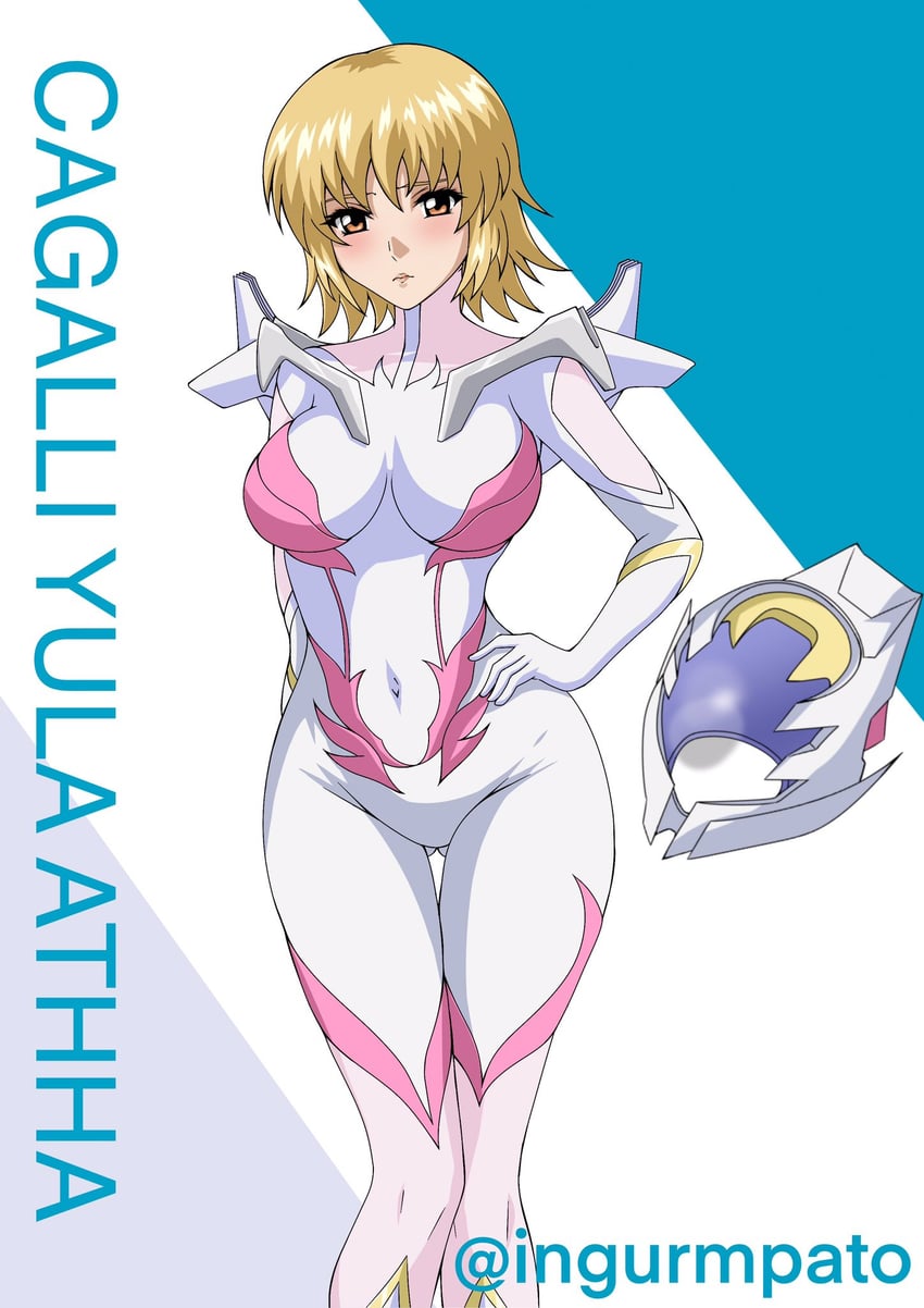 cagalli yula athha (gundam and 2 more) drawn by kyomeihibiki