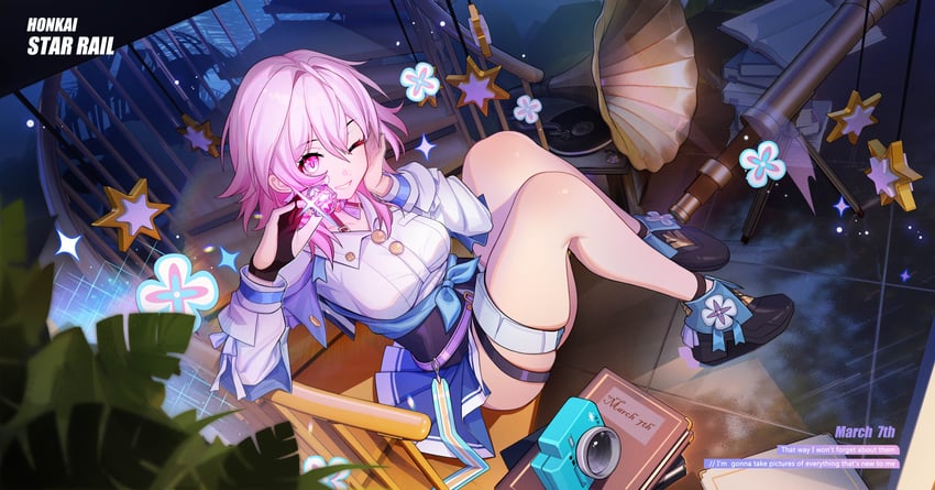 march 7th (honkai and 1 more) drawn by jiachong_jun_z