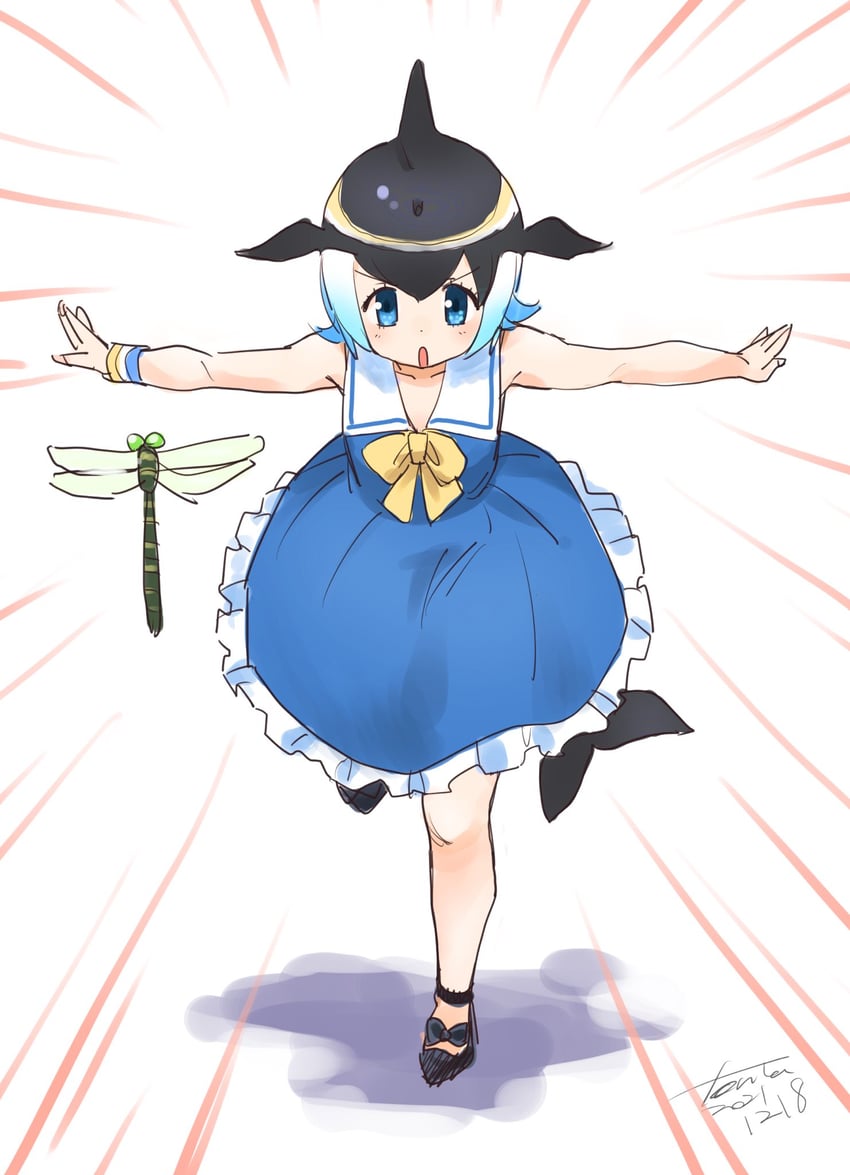 common dolphin (kemono friends) drawn by fanta_(the_banana_pistols)