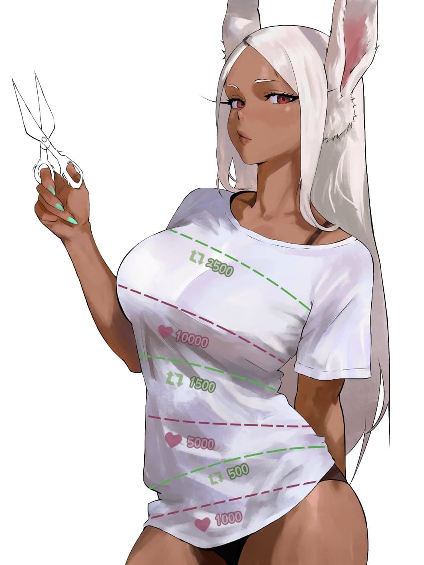 mirko (boku no hero academia) drawn by bion_(insomn_bion)