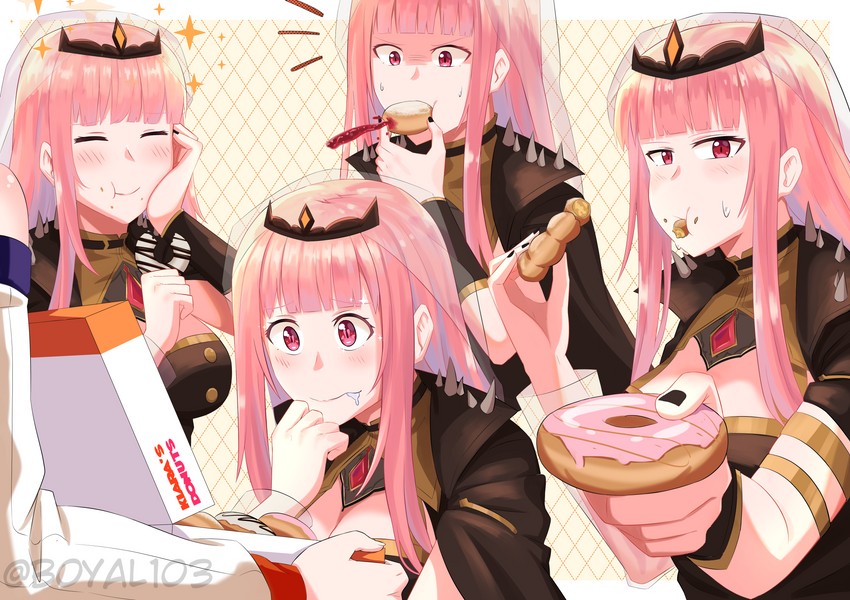 mori calliope and takanashi kiara (hololive and 2 more) drawn by boyal
