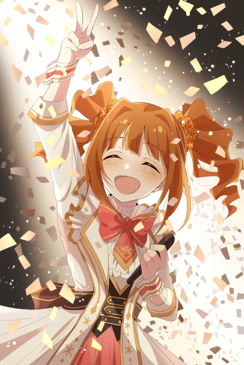 takatsuki yayoi (idolmaster and 2 more) drawn by yaegashi_(yegs1227)