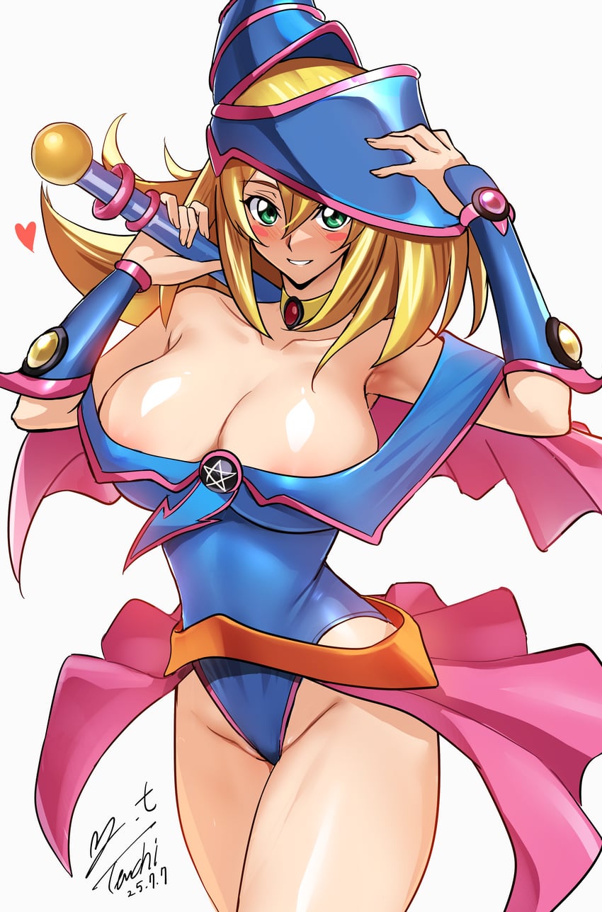 dark magician girl (yu-gi-oh!) drawn by yoo_tenchi