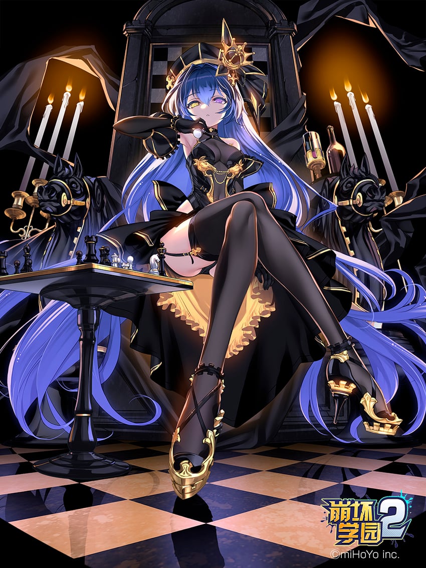 arkria hroptr (honkai and 1 more) drawn by choco_(chocolate_shop)