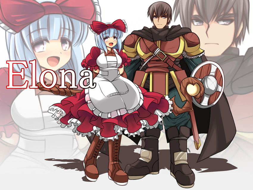 wizard of elea and warrior of elea (elona) drawn by ueda_katsuhito