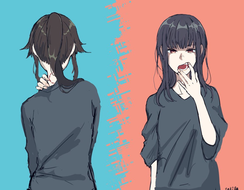 yoroizuka mizore and kasaki nozomi (hibike! euphonium and 1 more) drawn by takidoradora