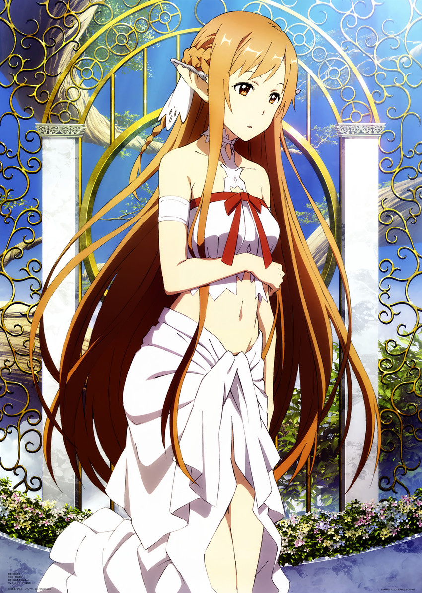 asuna and titania (sword art online) drawn by okuda_yousuke