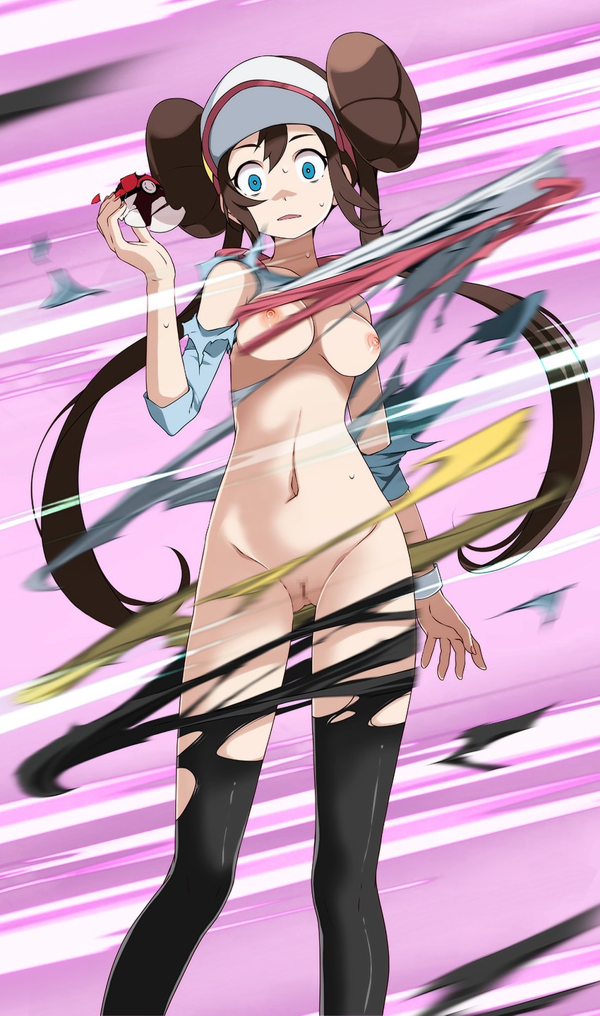 rosa (pokemon and 1 more) drawn by tsukishiro_saika