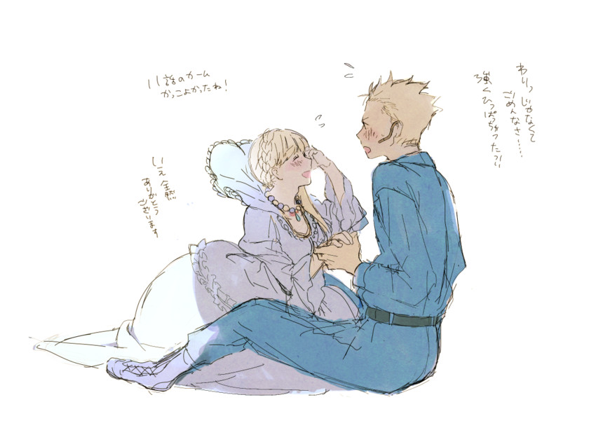 asseylum vers allusia and calm craftman (aldnoah.zero) drawn by roku_(tsua-kihuyu)