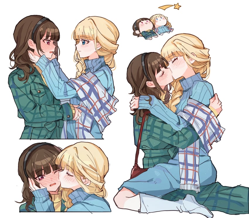 nekoyashiki yuki and nekoyashiki mayu (precure and 1 more) drawn by xiongbingbisata