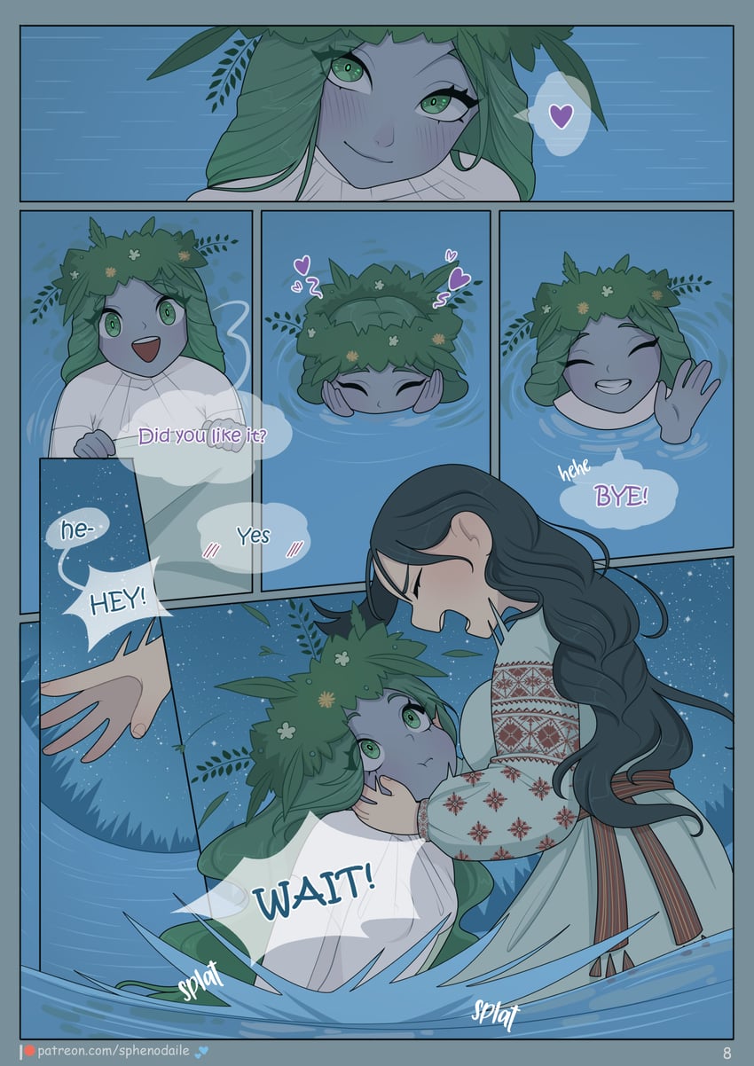 mavka, olesya, and lilea (original and 1 more) drawn by sphenodaile