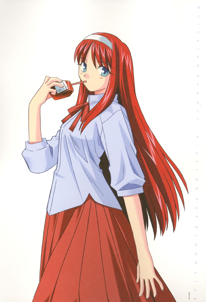 tohno akiha and vermillion akiha (tsukihime) drawn by takeuchi_takashi