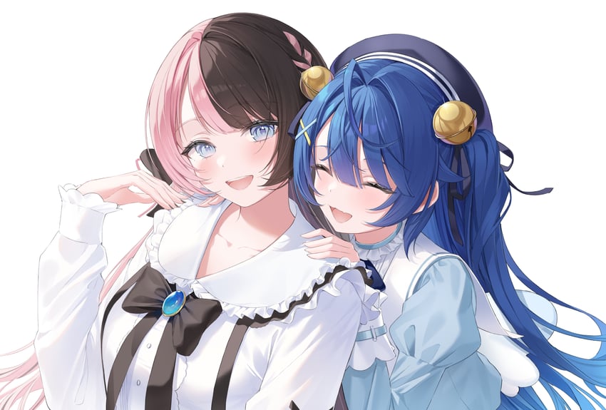amamiya kokoro and tachibana hinano (nijisanji and 2 more) drawn by bokuhakiyoshi