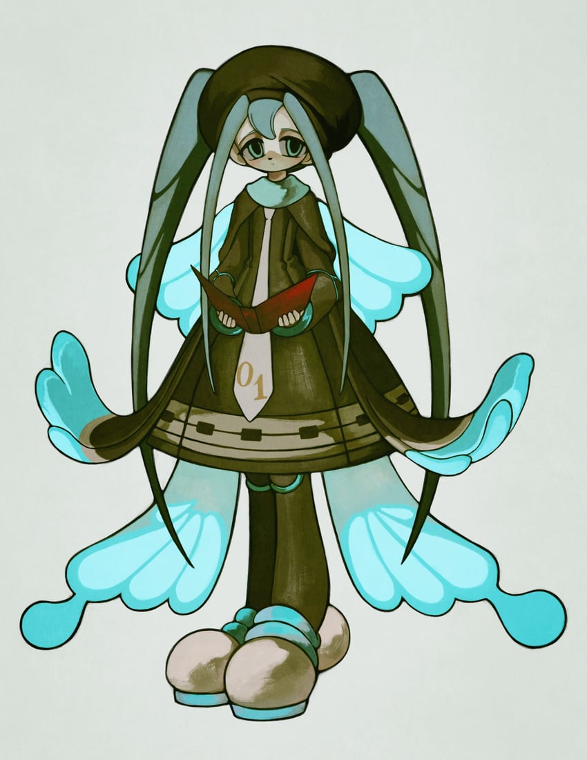 hatsune miku and bug miku (pokemon and 2 more) drawn by mime_404