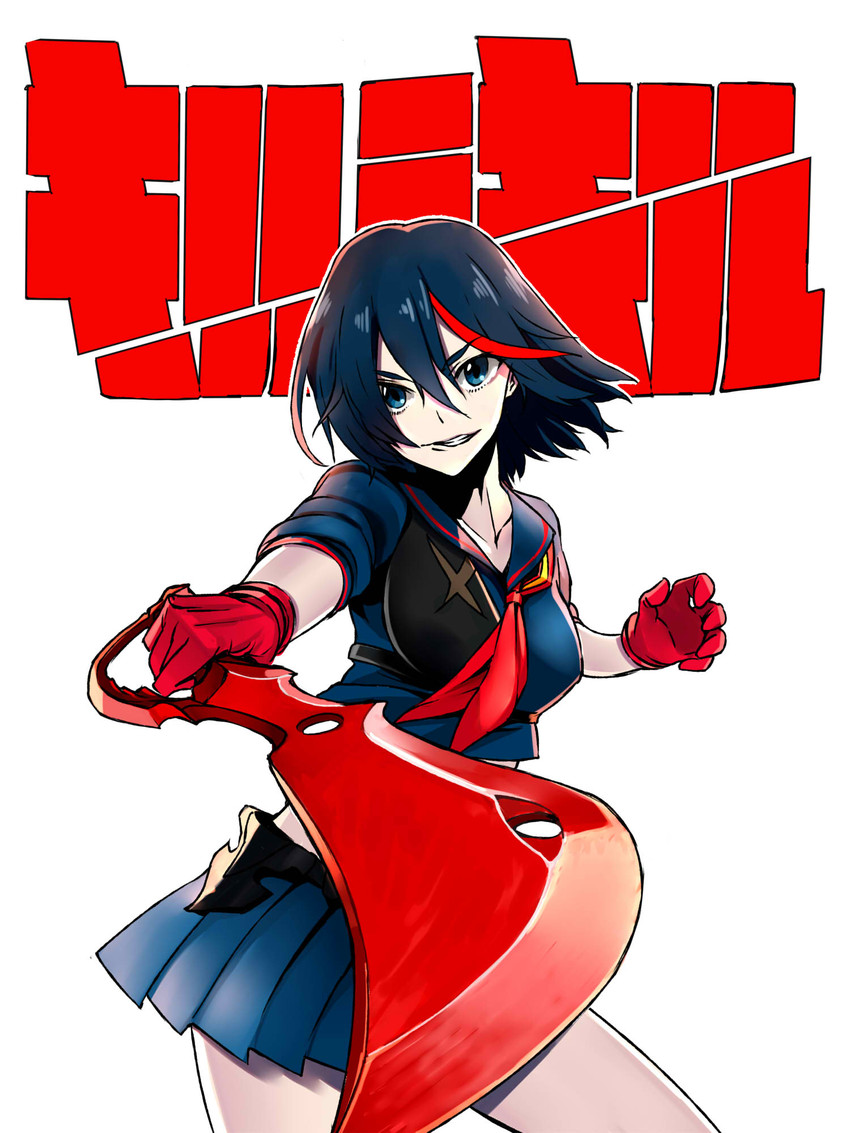 matoi ryuuko and senketsu (kill la kill) drawn by er-mint