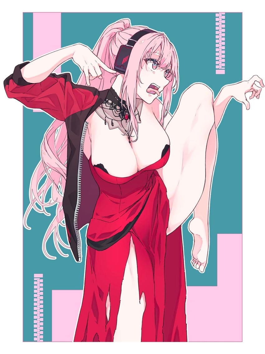 mori calliope (hololive and 1 more) drawn by hakua_(aiziro_039)