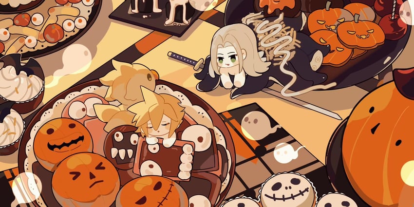 cloud strife and sephiroth (final fantasy and 1 more) drawn by dapanggezilan