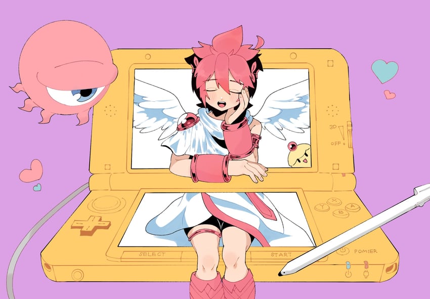 pit, monoeye, and souflee (kid icarus and 2 more) drawn by oyu_(gu_hz50)