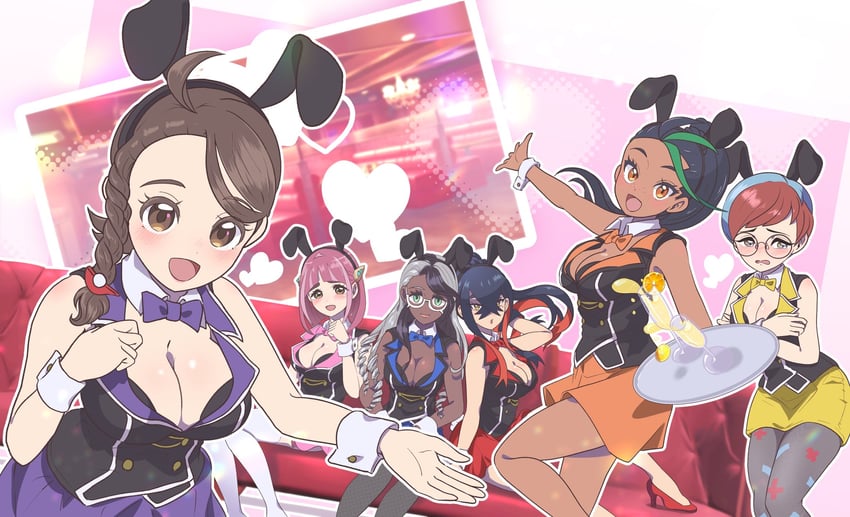 juliana, carmine, nemona, penny, lacey, and 1 more (pokemon and 2 more) drawn by gyakutenndokei2