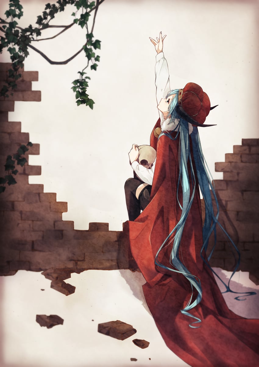 hatsune miku (vocaloid and 1 more) drawn by nagitofuu