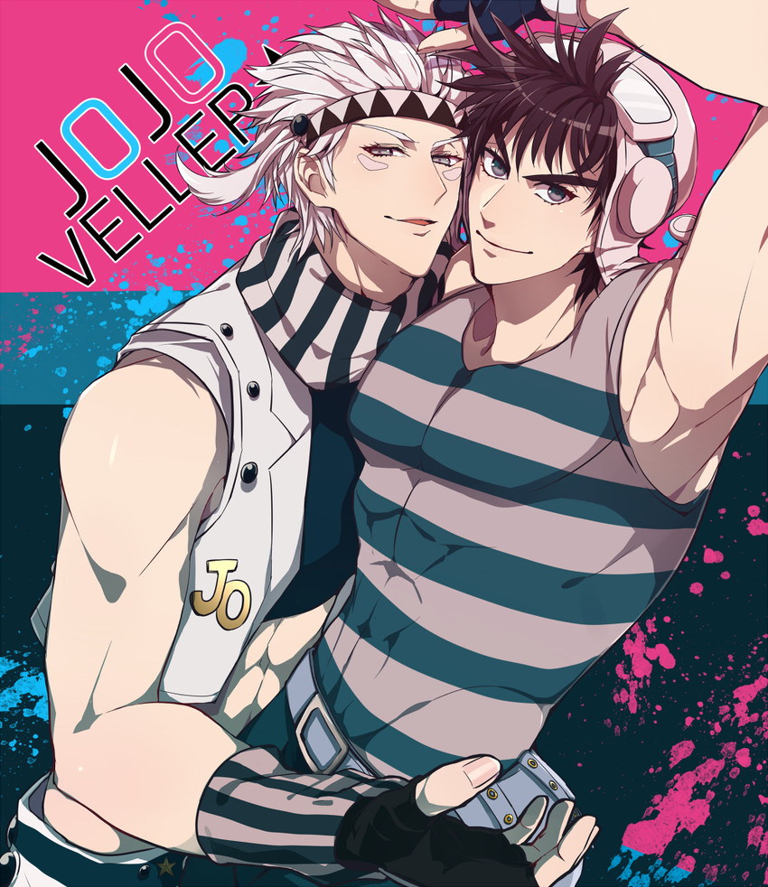 joseph joestar and caesar anthonio zeppeli (jojo no kimyou na bouken and 1 more) drawn by buririantsaitou