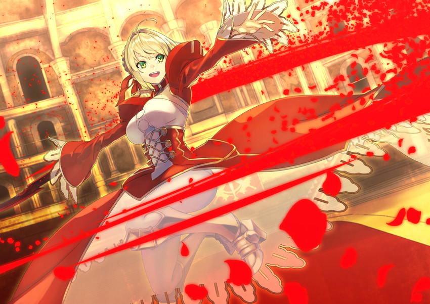 nero claudius (fate and 1 more) drawn by akamiso_(k074510)