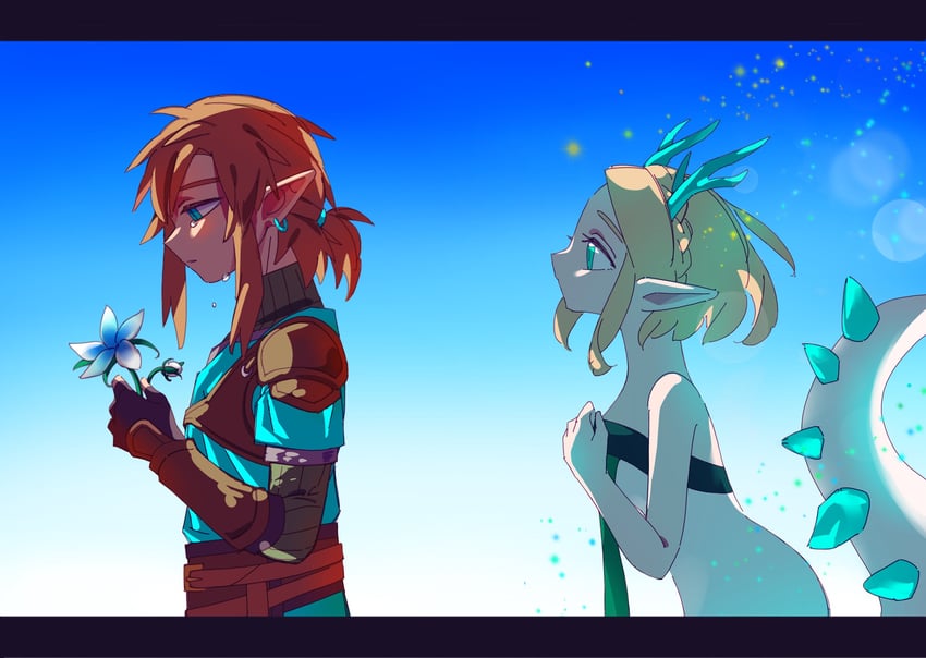 link, princess zelda, and light dragon (the legend of zelda and 1 more) drawn by mi_nami03