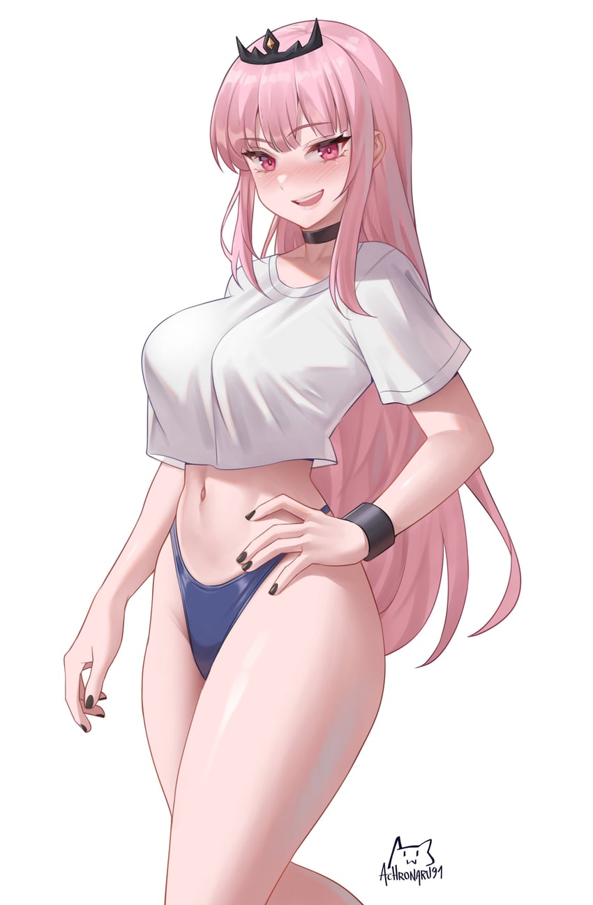 mori calliope (hololive and 1 more) drawn by achromaru