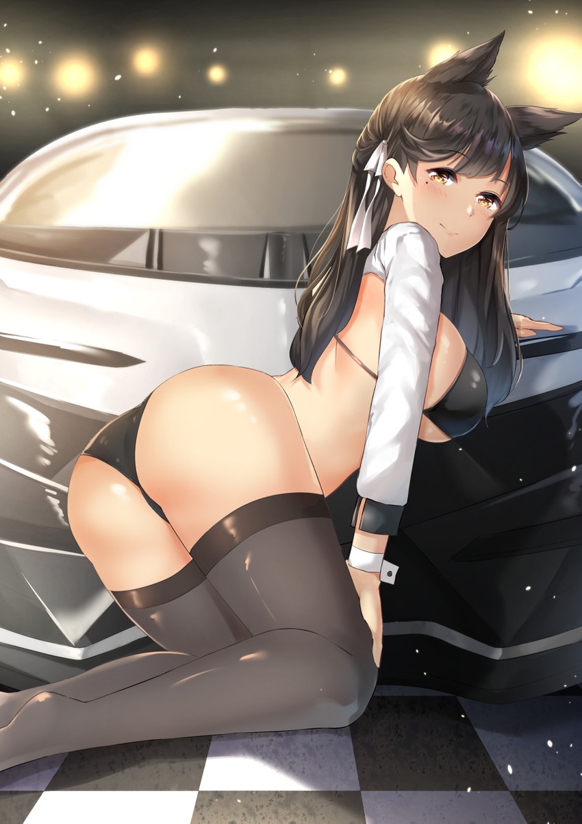 atago (azur lane) drawn by chahei