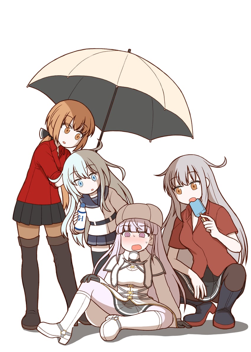 hibiki, verniy, gangut, tashkent, and kirov (kantai collection) drawn by nemu_(nemurakka)
