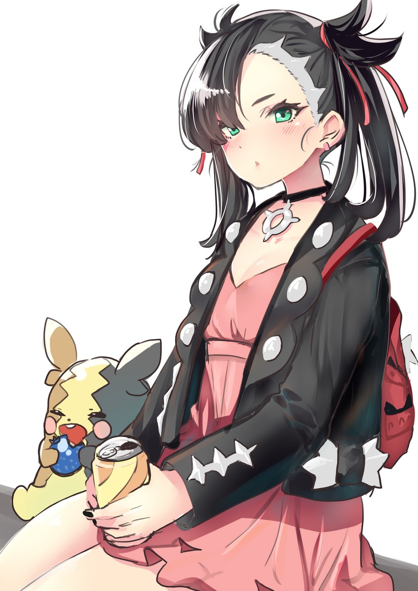 marnie and morpeko (pokemon and 1 more) drawn by e-co